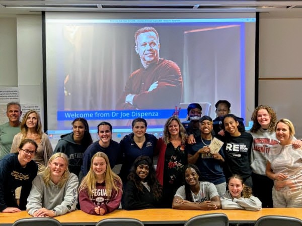 Tammy Martin Teaching UofW Girls Basketball Team